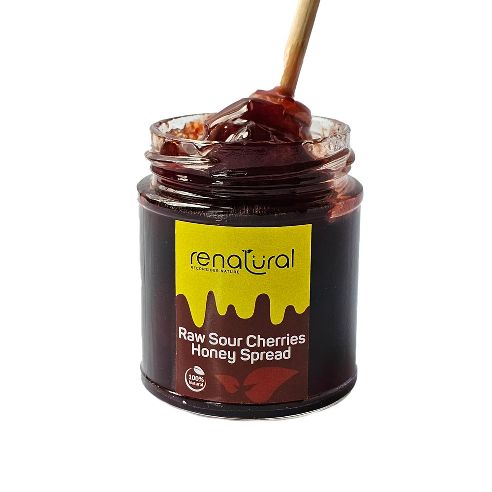 
                  
                    Load image into Gallery viewer, Raw Sour Cherries Honey Spread
                  
                