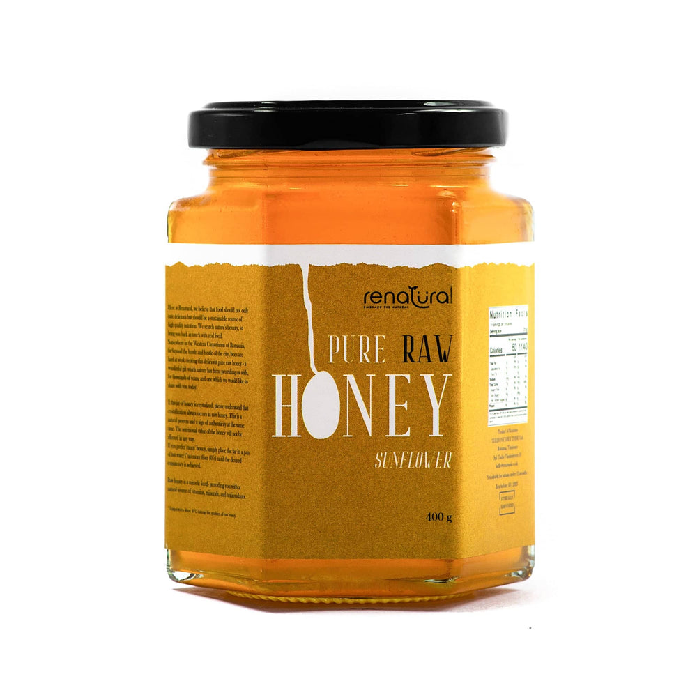 Raw Sunflower Honey 400g